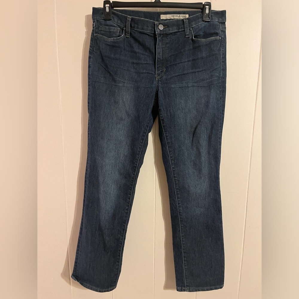 DKNY boot cut five pocket jeans, size 14 P